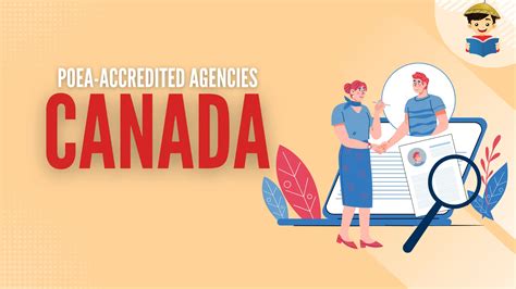 POEA licensed recruitment agencies for Canada .